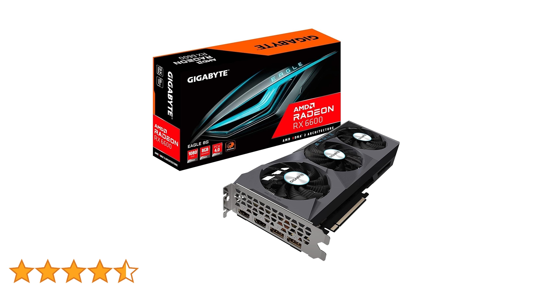 グラフィックボード・グラボ・ビデオカード GIGABYTE EAGLE RX6600 Amazon | Gigabyte Radeon RX 6600 EAGLE 8GB グラフィック